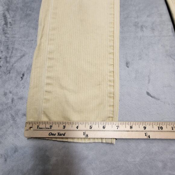 Levis 513 Jeans Mens 28x30 Beige Slim Fit Straight Leg Cotton Denim Pants - Picture 5 of 9